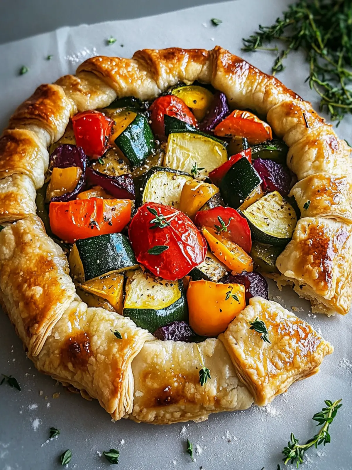 Mediterranean Vegetable Galette: Flaky, Flavor-Packed Delight 5 Mediterranean Vegetable Galette