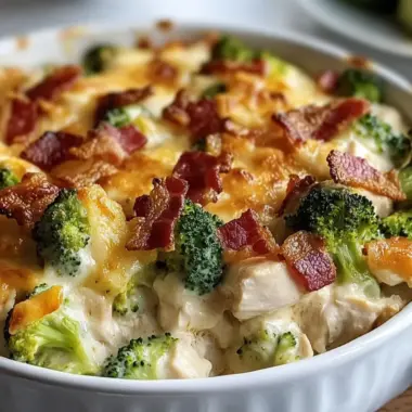 Creamy Chicken Casserole with Broccoli and Bacon Delight 10 Chicken Casserole with Broccoli and Bacon