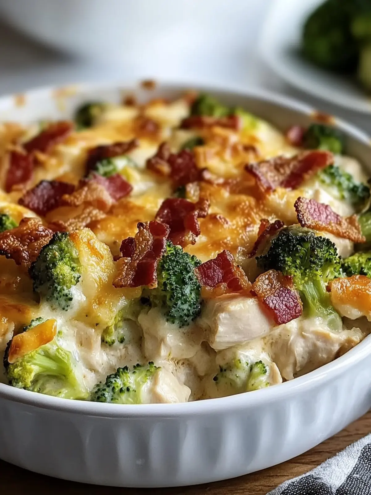 Creamy Chicken Casserole with Broccoli and Bacon Delight 5 Chicken Casserole with Broccoli and Bacon