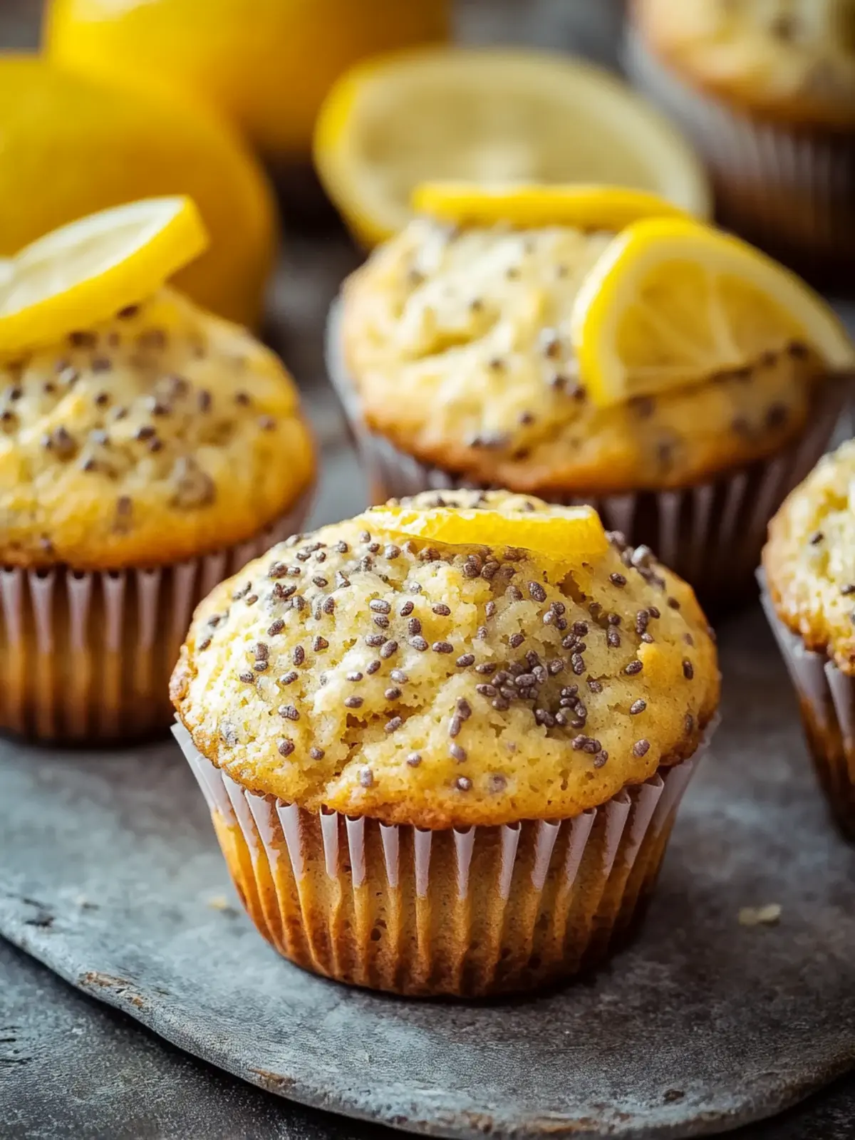 Deliciously Soft Lemon Chia Seed Muffins You’ll Love 4 Lemon Chia Seed Muffins