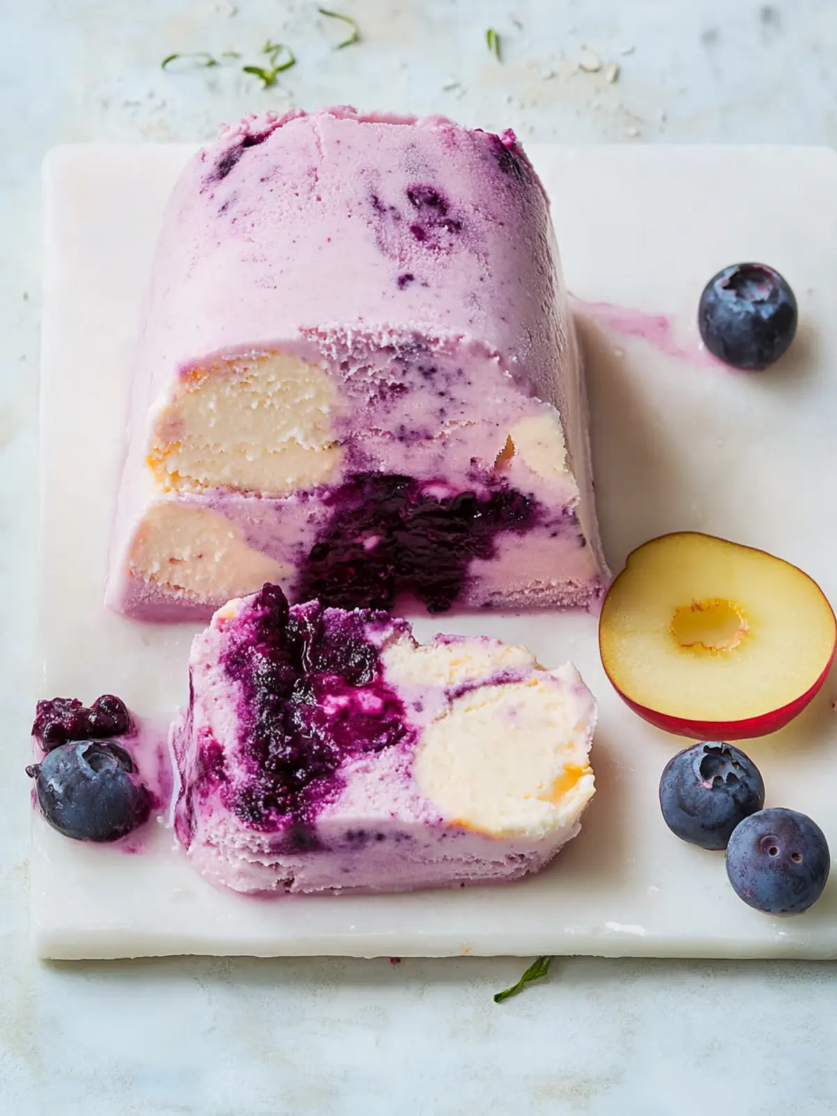Blueberry & Nectarine Semifreddo: A Creamy Dreamy Delight 3 Blueberry & Nectarine Semifreddo