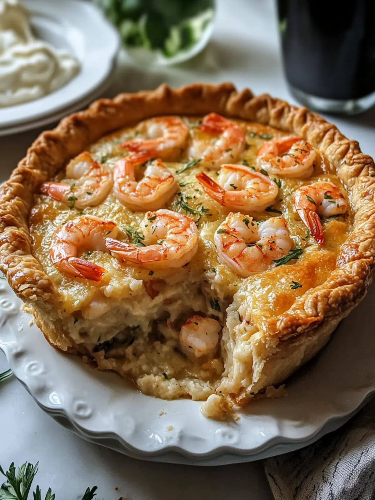 Florida Shrimp Pie - Quick, Creamy Delight for Family Dinners 2 Florida Shrimp Pie