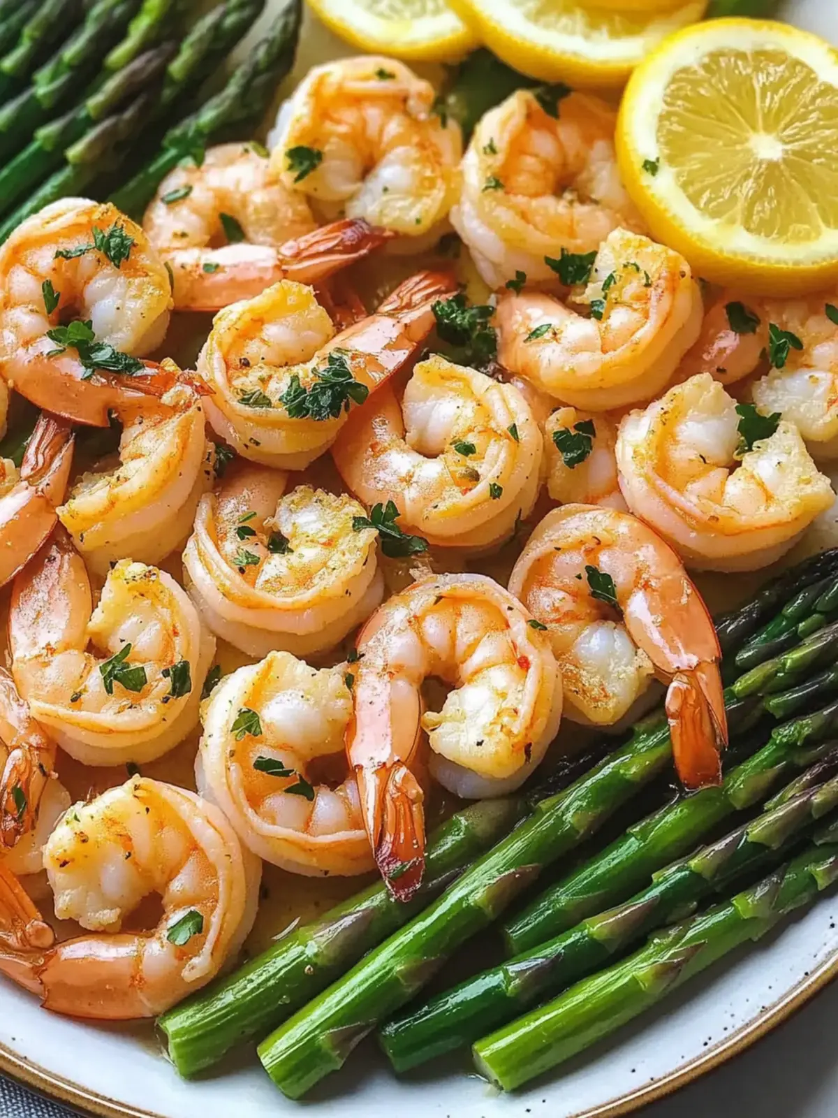 Zesty Lemon Garlic Shrimp and Asparagus in 20 Minutes 4 Lemon Garlic Shrimp and Asparagus