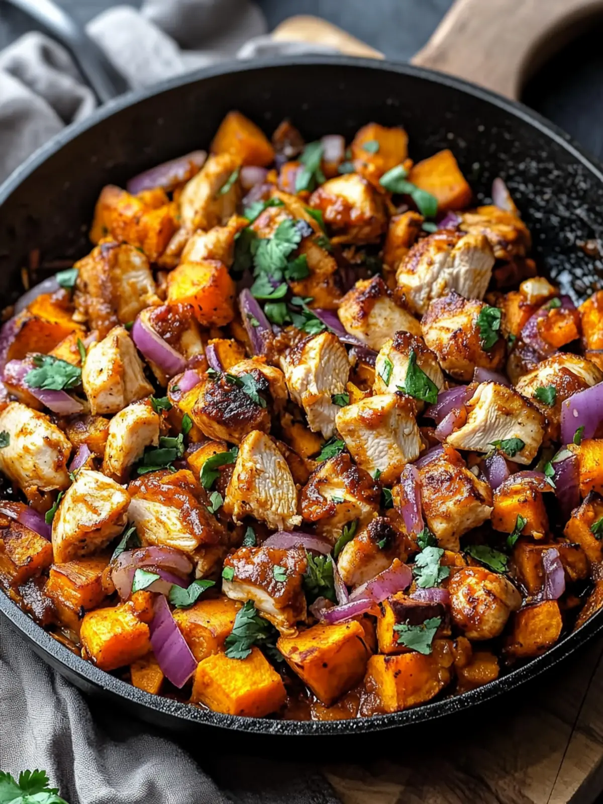 BBQ Chicken Sweet Potato Skillet: Easy Comfort in a Pan 5 BBQ Chicken Sweet Potato Skillet
