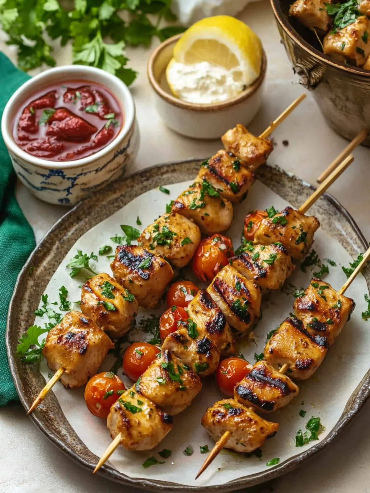 Juicy Baked Chicken Skewers with Bold Marinade Magic 4 Juicy Baked Chicken Skewers