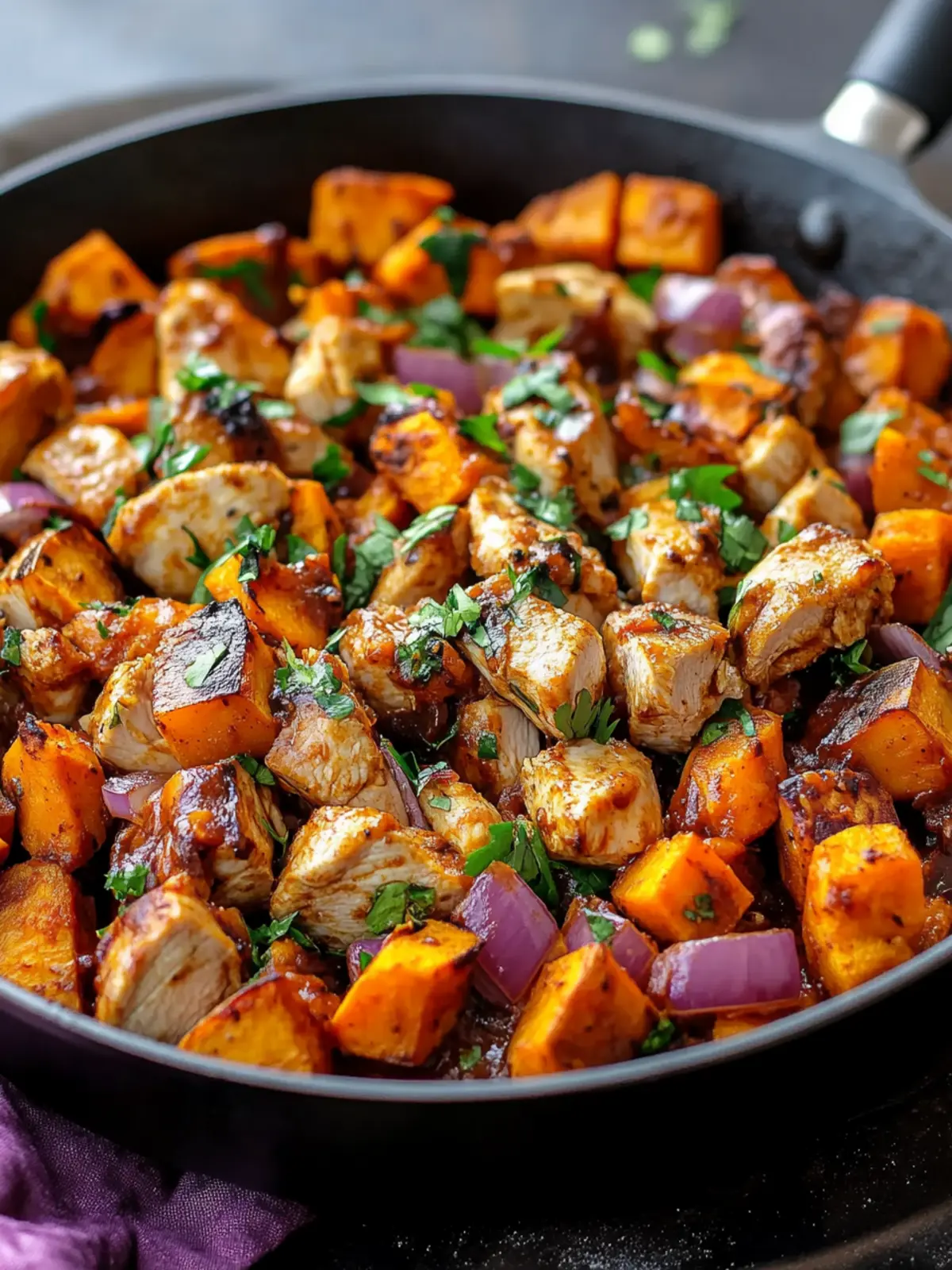 Savory BBQ Chicken Sweet Potato Skillet for Cozy Nights 4 BBQ Chicken Sweet Potato Skillet