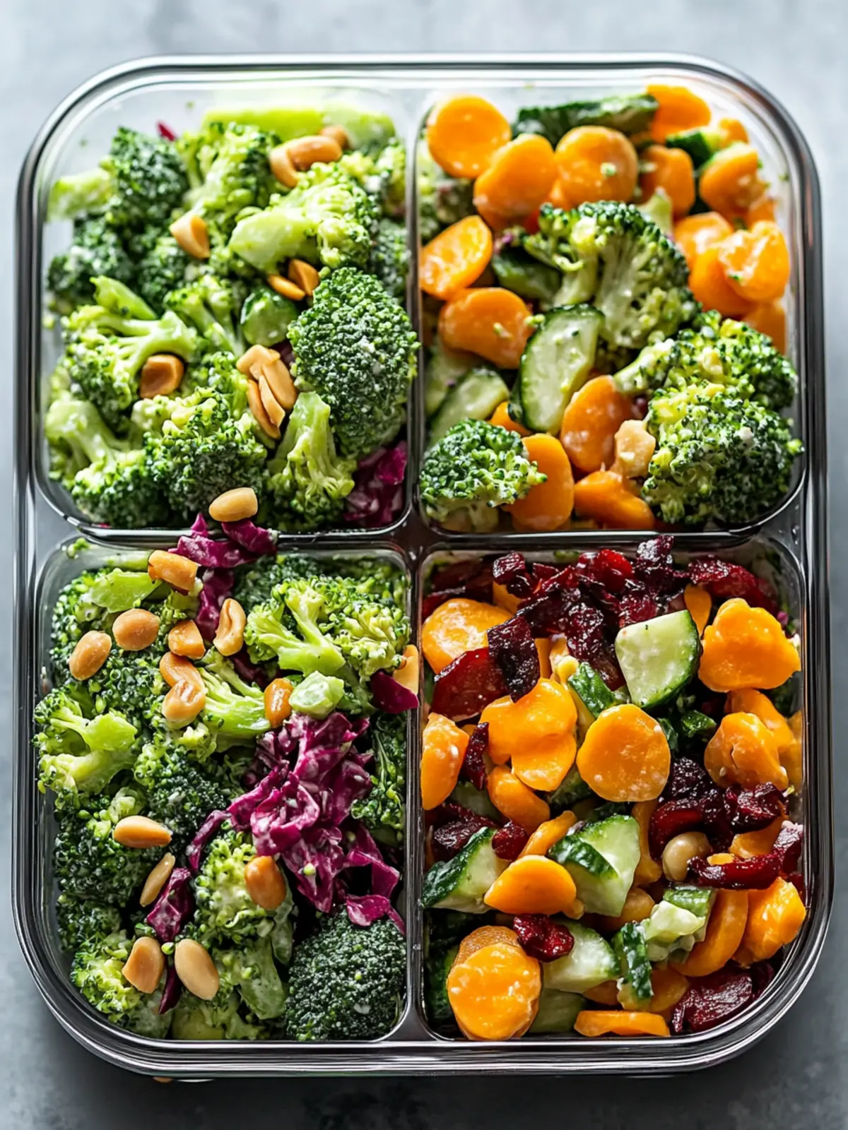 Delicious Broccoli Salad Meal Prep for Easy Weekday Lunches 2 Broccoli Salad Meal Prep