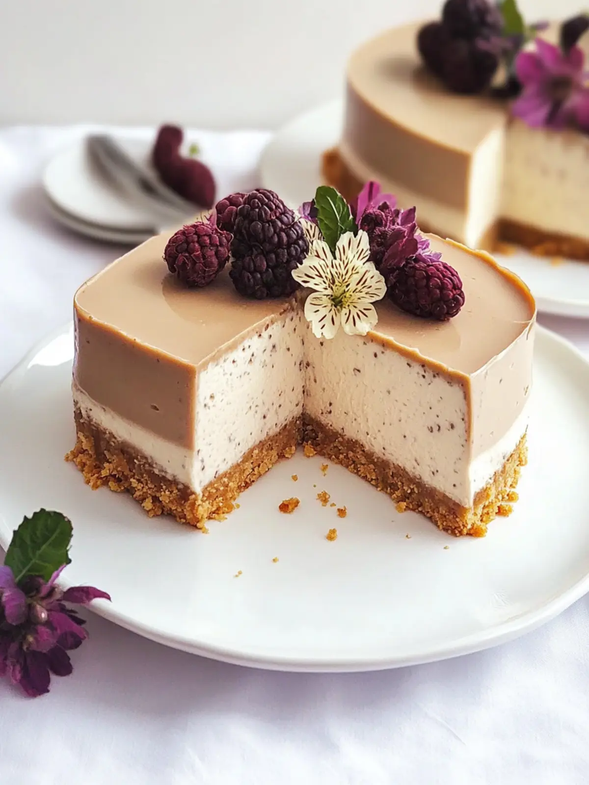 Irresistible Earl Grey Mousse Cheesecake for Effortless Elegance 2 Earl Grey Mousse Cheesecake