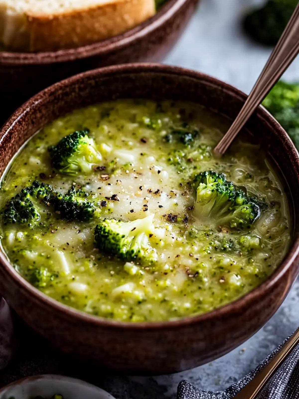 Delicious Garlic Italian Broccoli Soup Ready in 30 Minutes 4 Garlic Italian Broccoli Soup