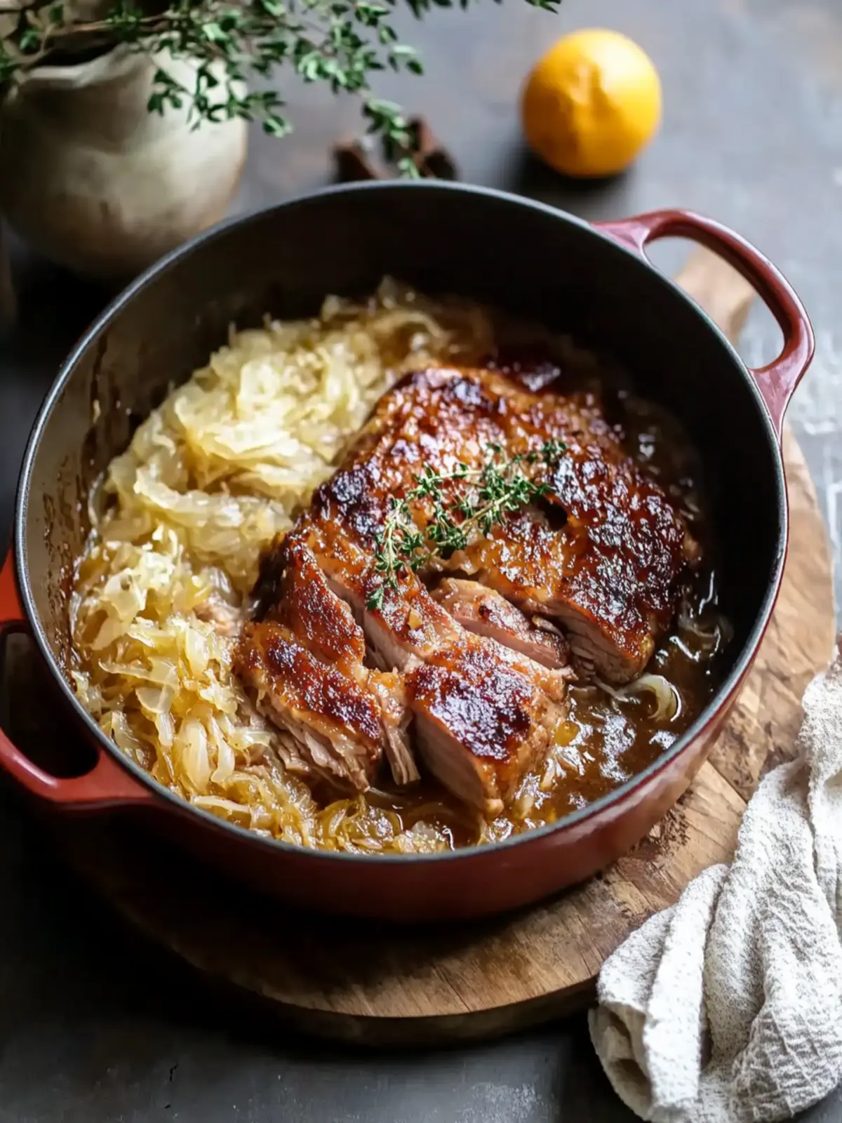 Braised Pork and Sauerkraut: A Comfort Food Classic 2 Braised Pork and Sauerkraut