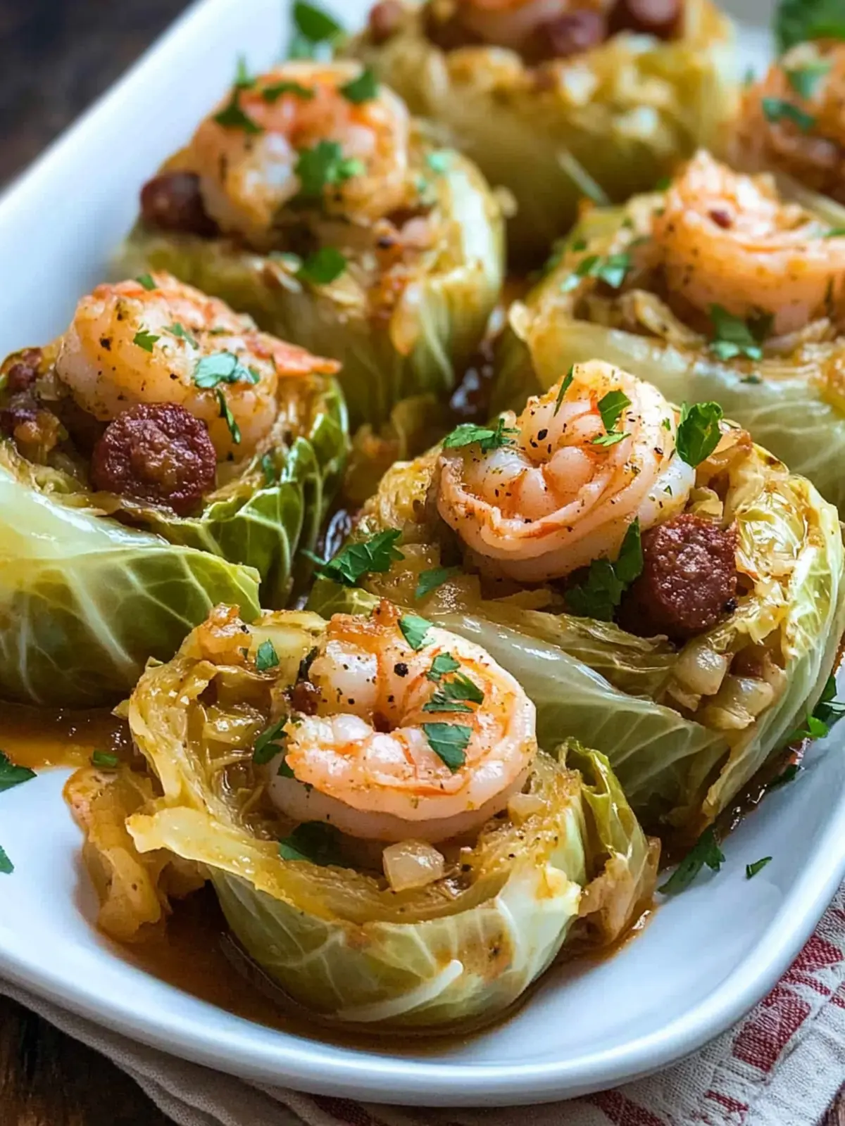 Keto Cajun Shrimp & Sausage Stuffed Cabbage for Bold Flavors 5 Keto Cajun Shrimp & Sausage Stuffed Cabbage