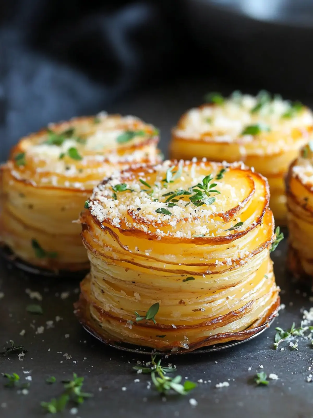 Irresistible Parmesan Potato Stacks for Cozy Nights In 4 Parmesan Potato Stacks