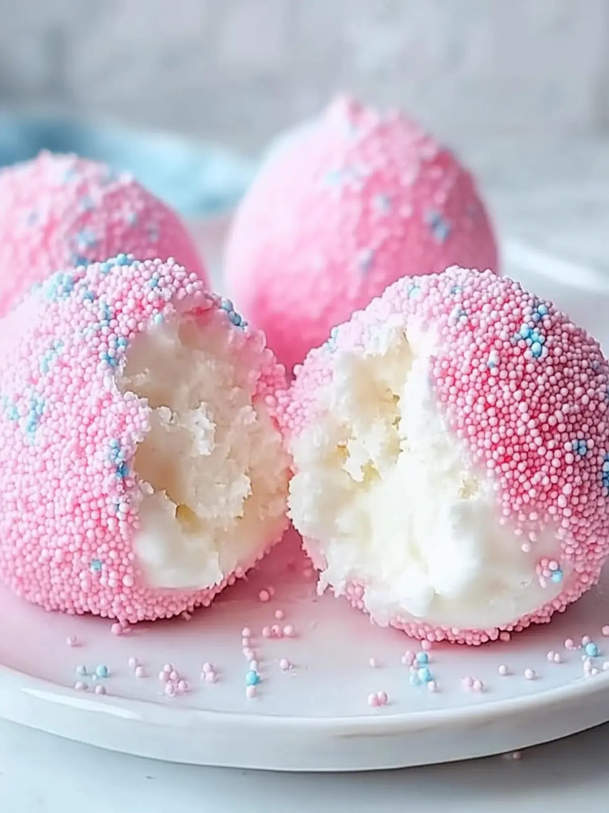 Cotton Candy Cheesecake Bombs for a Sweet Nostalgic Treat 3 Cotton Candy Cheesecake Bombs