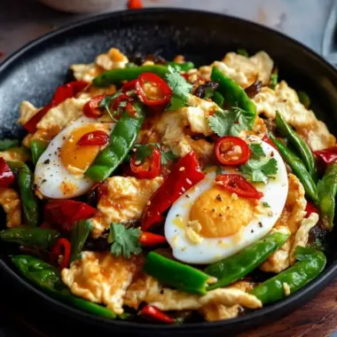 Spicy Egg and Pickled Chili Stir-Fry for Flavor Lovers 9 Egg and Pickled Chili Stir-fry