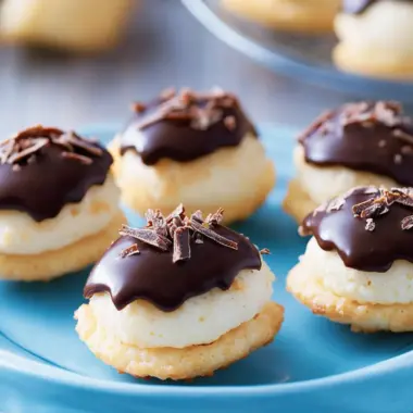 Chocolate-Dipped Macaroons with Zesty Orange Bliss 10 Chocolate-Dipped Macaroons