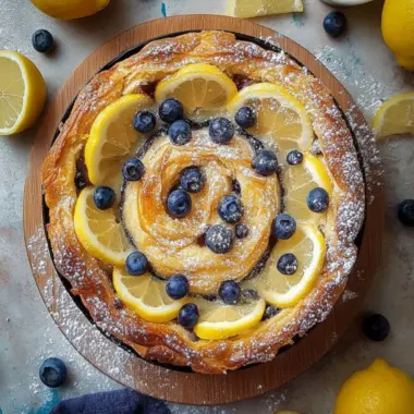 Lemon and Blueberry Soufra: A Creamy Dreamy Delight 10 Lemon and Blueberry Soufra
