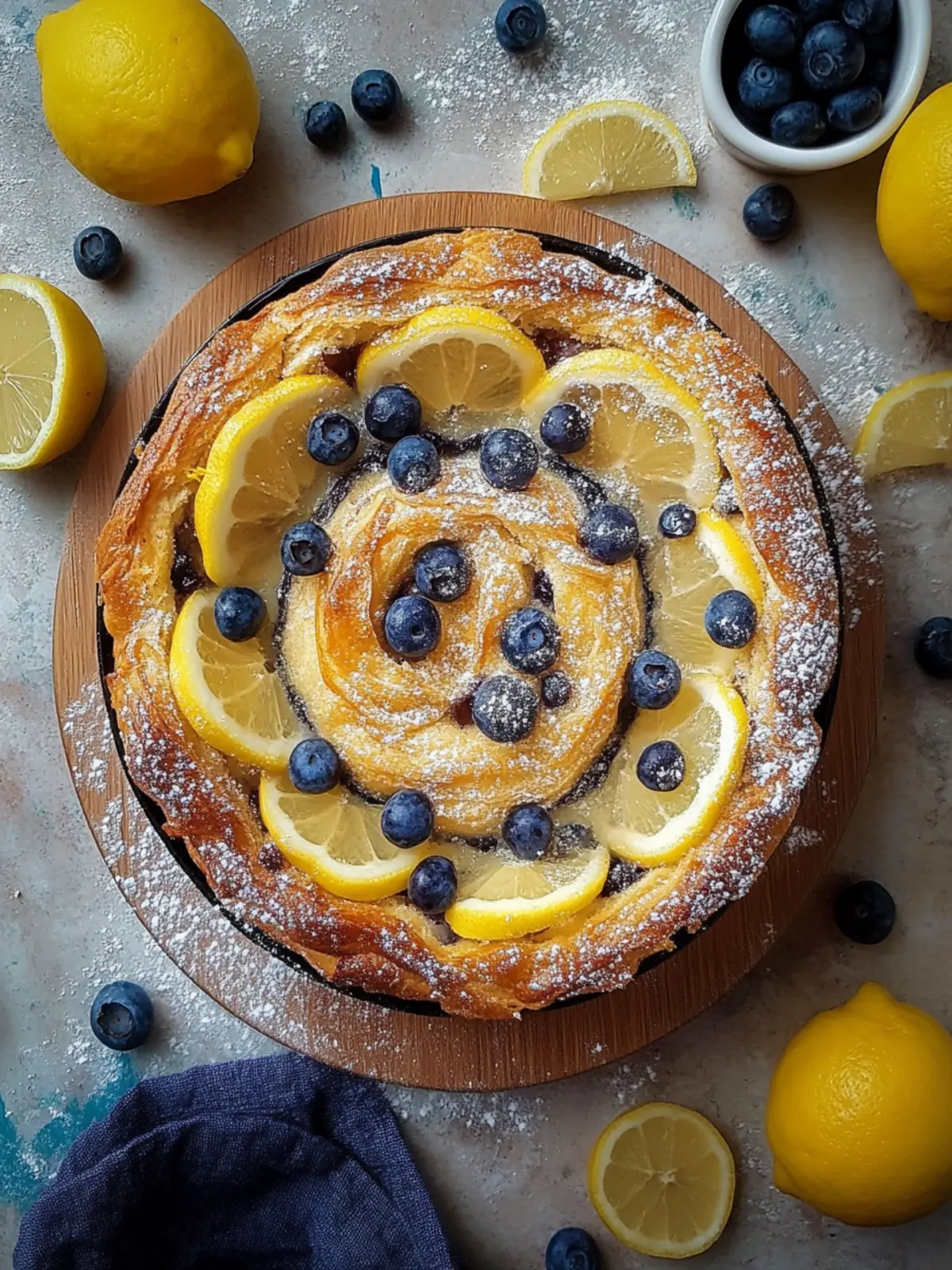 Lemon and Blueberry Soufra: A Creamy Dreamy Delight 5 Lemon and Blueberry Soufra