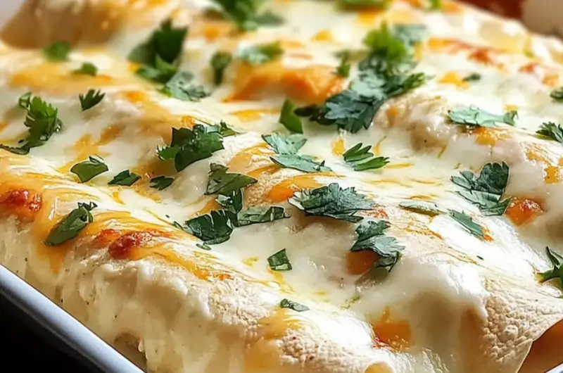 White Chicken Enchiladas