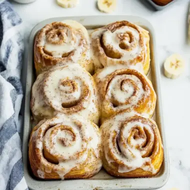 Fluffy Banana Bread Batter Cinnamon Buns That Wow Your Mornings 9 Banana Bread Batter Cinnamon Buns