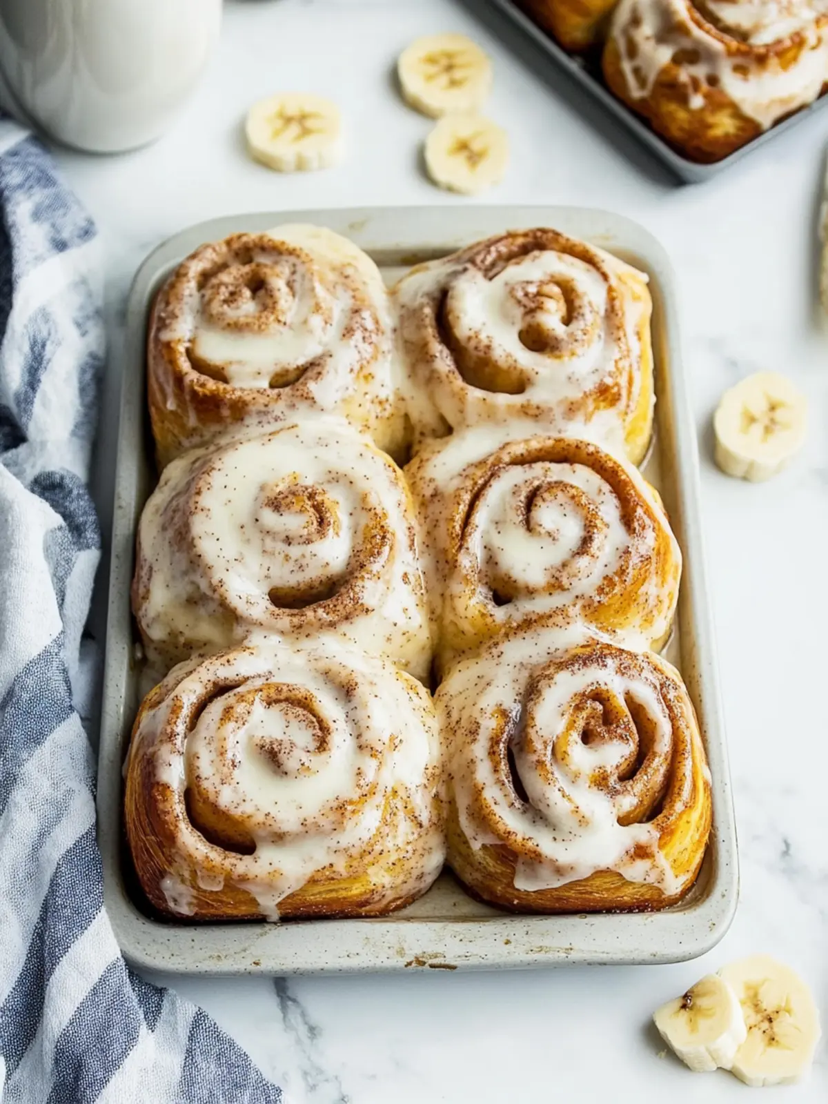 Fluffy Banana Bread Batter Cinnamon Buns That Wow Your Mornings 5 Banana Bread Batter Cinnamon Buns