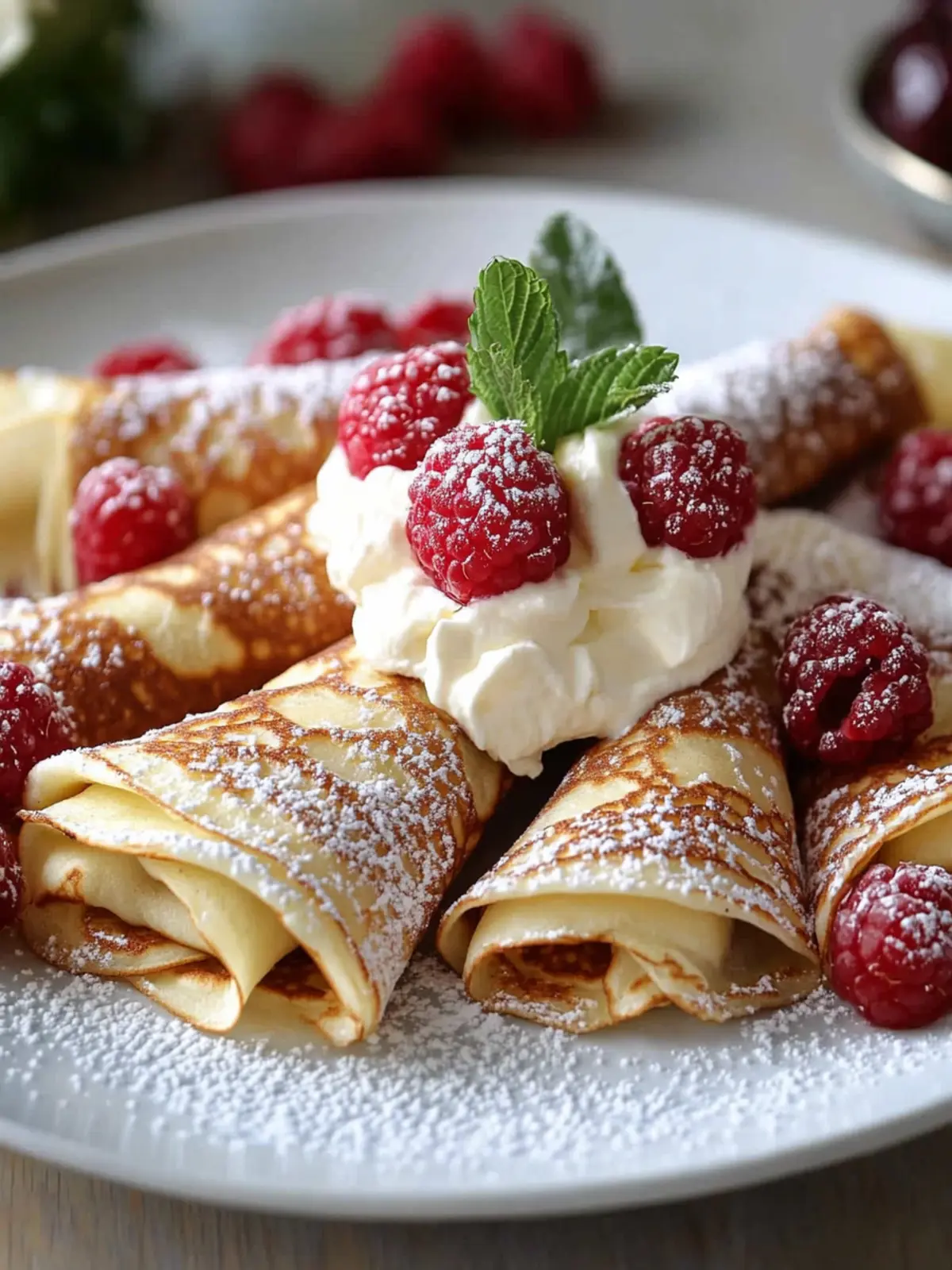 Savory Raspberry Vanilla Cream Crepes You Can't Resist 3 Raspberry Vanilla Cream Crepes
