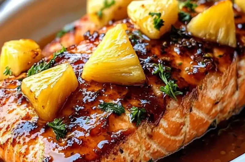 Pineapple Glazed Salmon