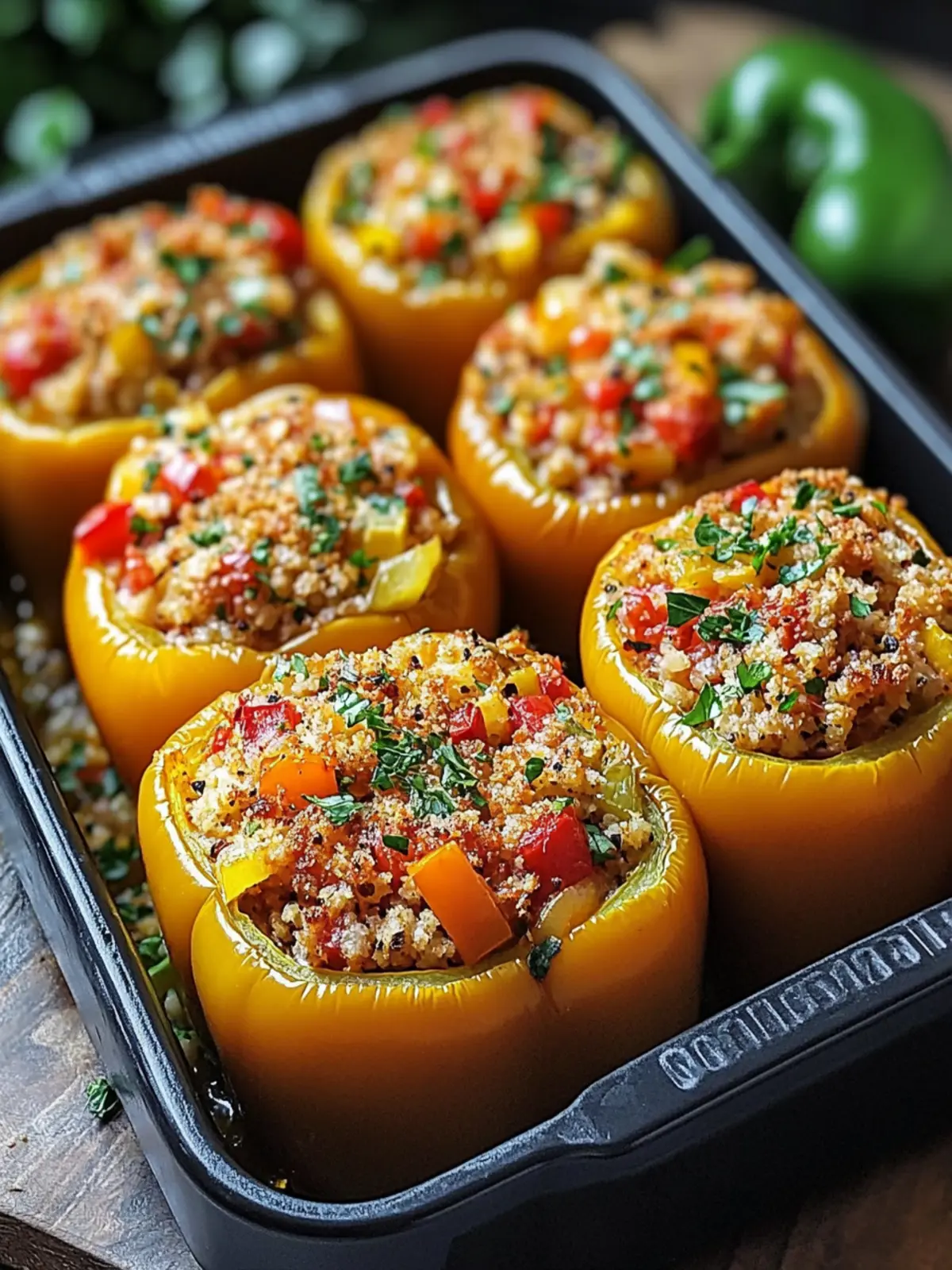 Cajun-Style Stuffed Bell Peppers Bursting with Flavor 3 Cajun-Style Stuffed Bell Peppers