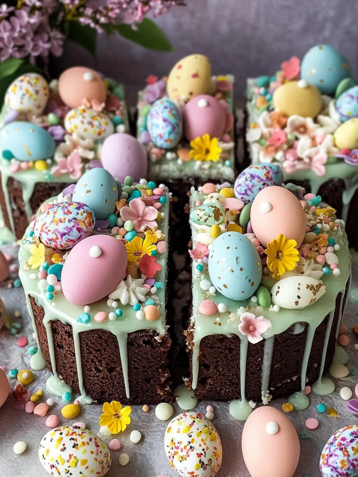 Delightful Easy Easter Cake with Creamy Chocolate Frosting 3 Easy Easter Cake