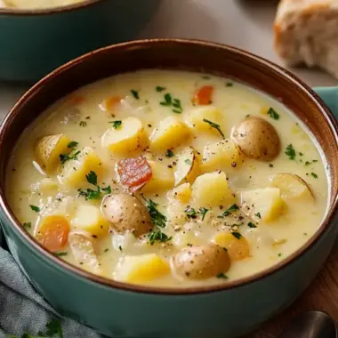 Creamy German Potato Soup Loaded with Smoky Sausage 10 German Potato Soup