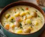 Creamy German Potato Soup Loaded with Smoky Sausage