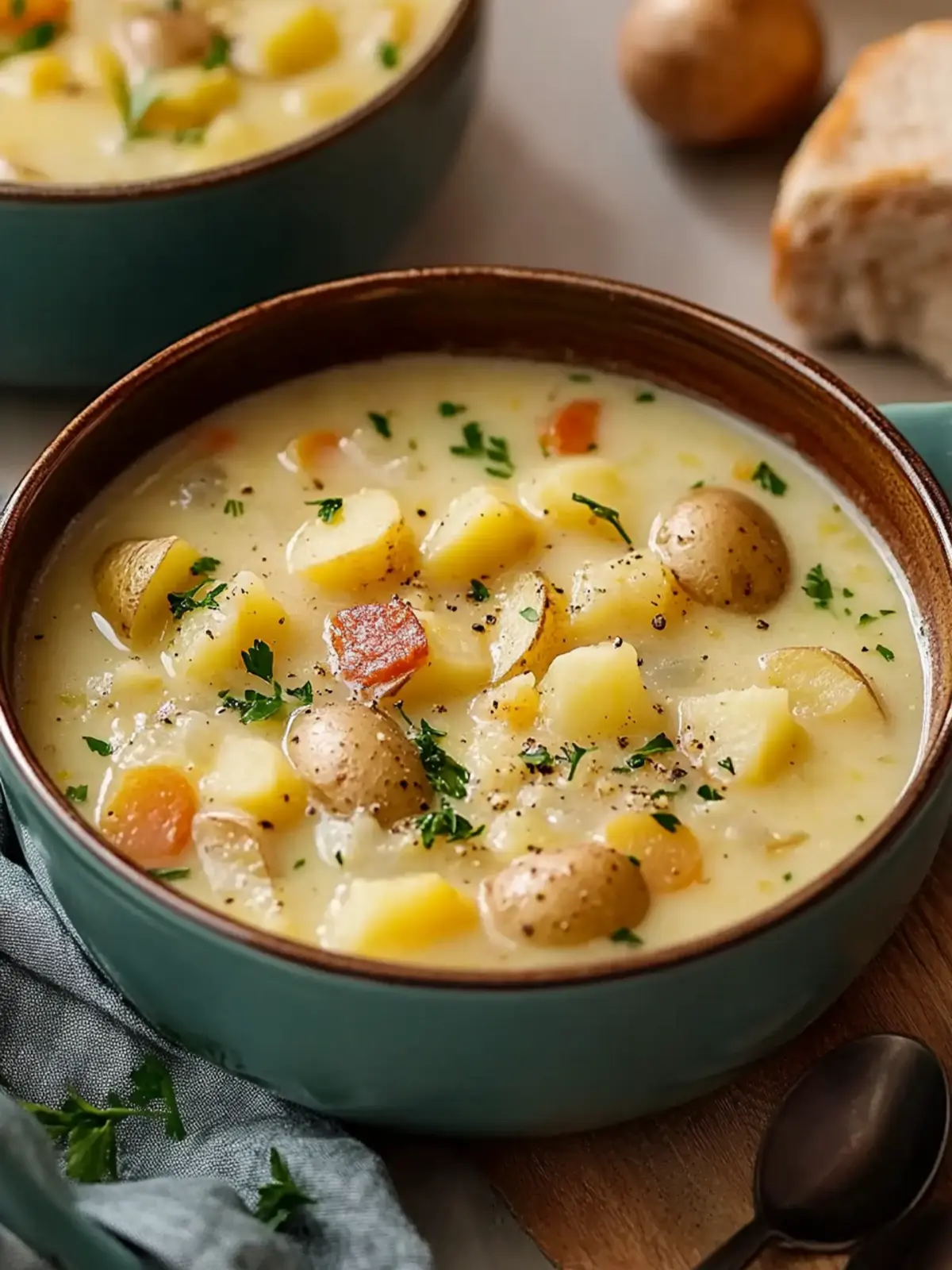 Creamy German Potato Soup Loaded with Smoky Sausage 5 German Potato Soup
