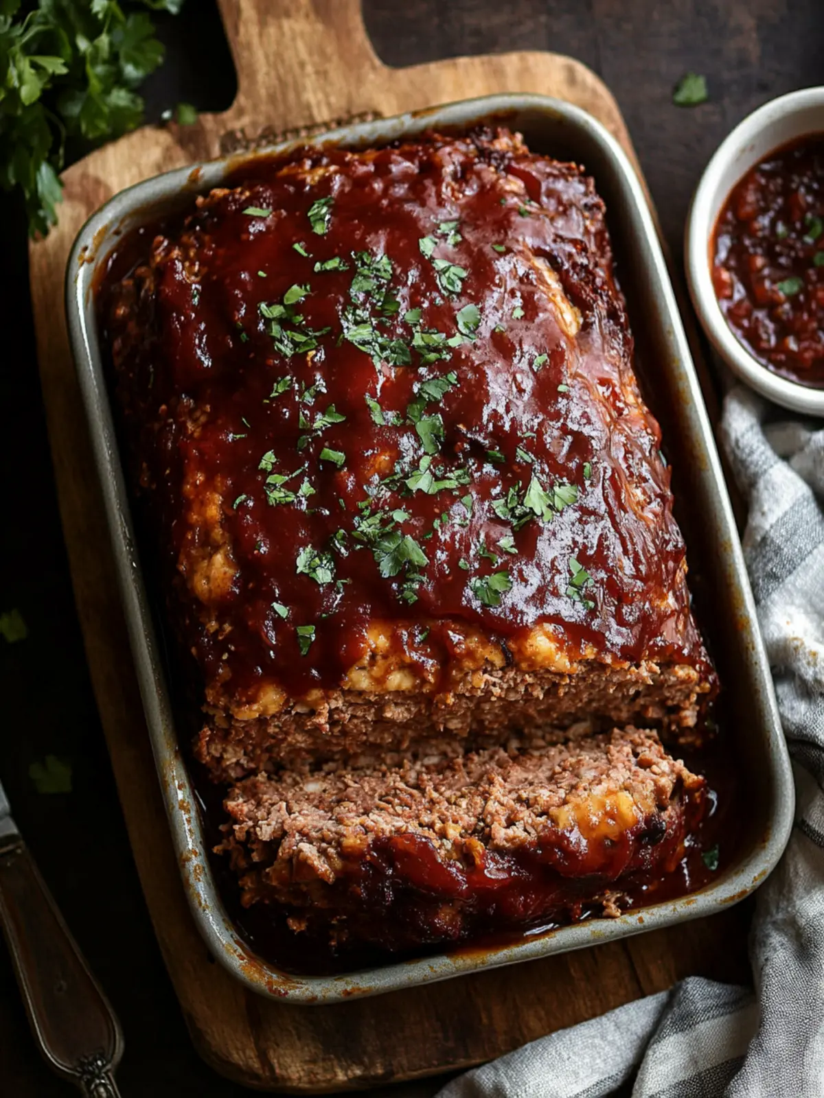 Savory Cowboy Meatloaf with BBQ and Cheddar Goodness 4 Cowboy Meatloaf