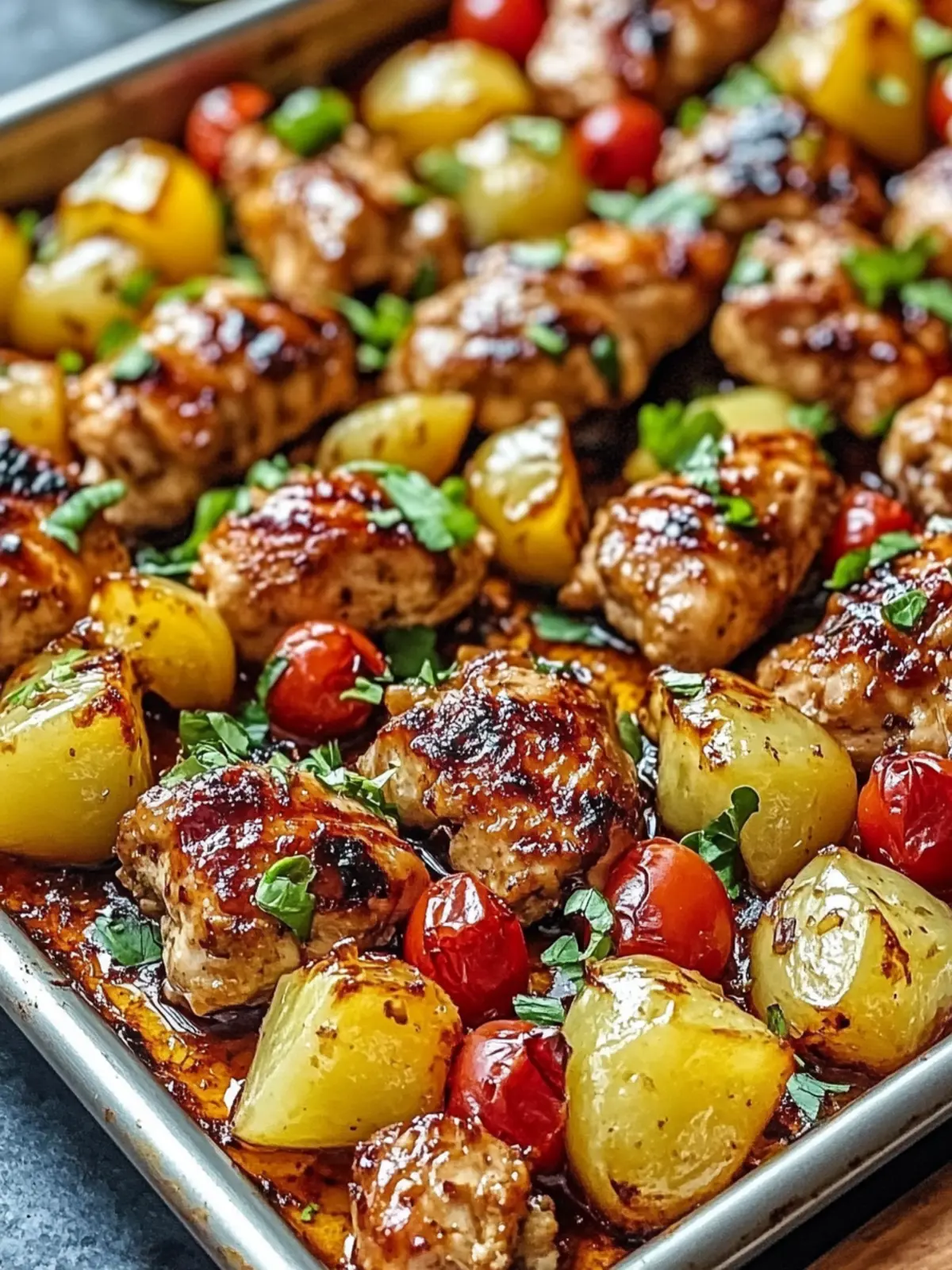 Delicious Hawaiian Chicken Sheet Pan Recipe for Easy Family Dinners 4 Hawaiian Chicken Sheet Pan