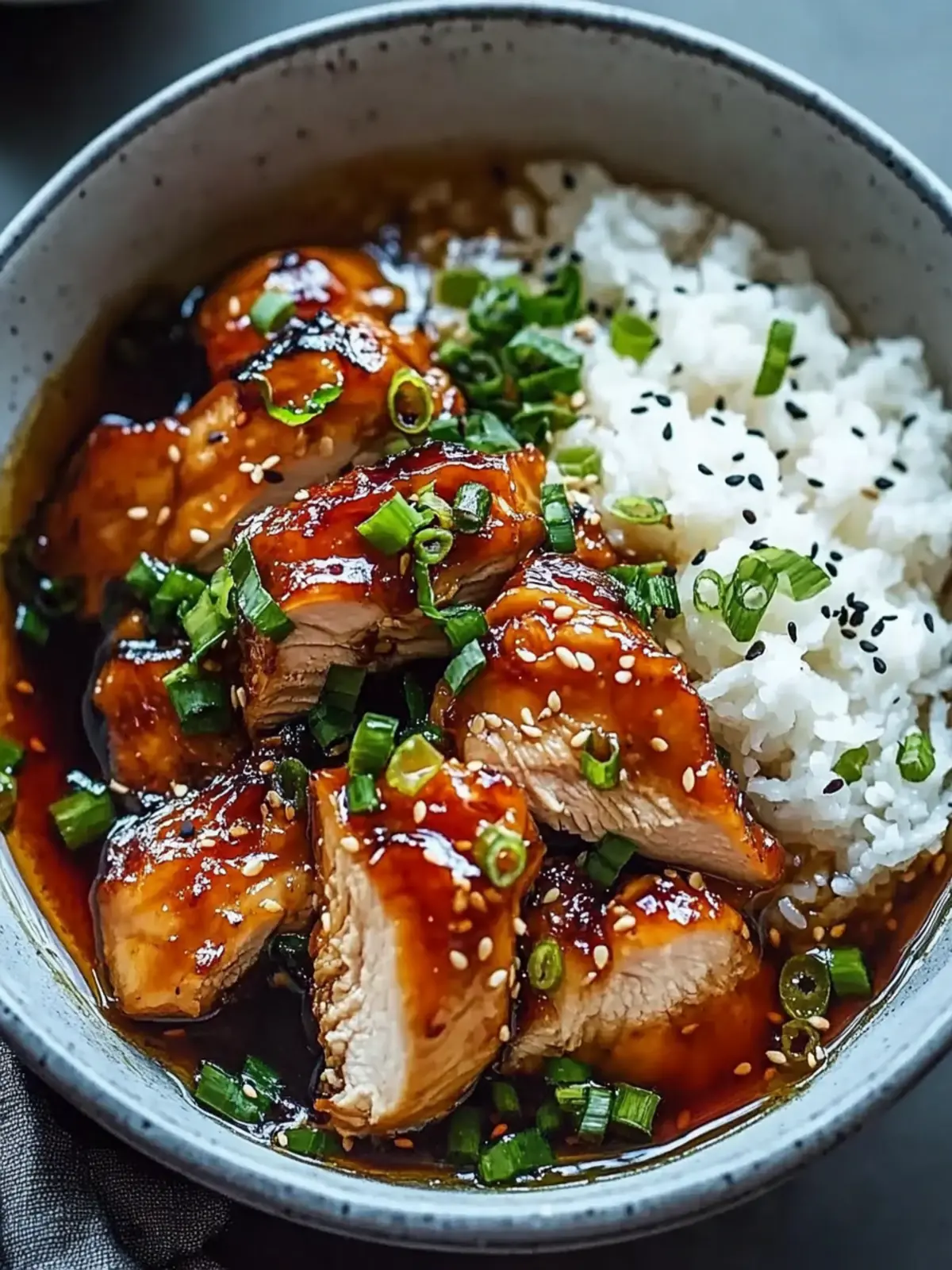 Savory Caramelised Soy Chicken in Garlic Ginger Broth Delight 3 Caramelised Soy Chicken