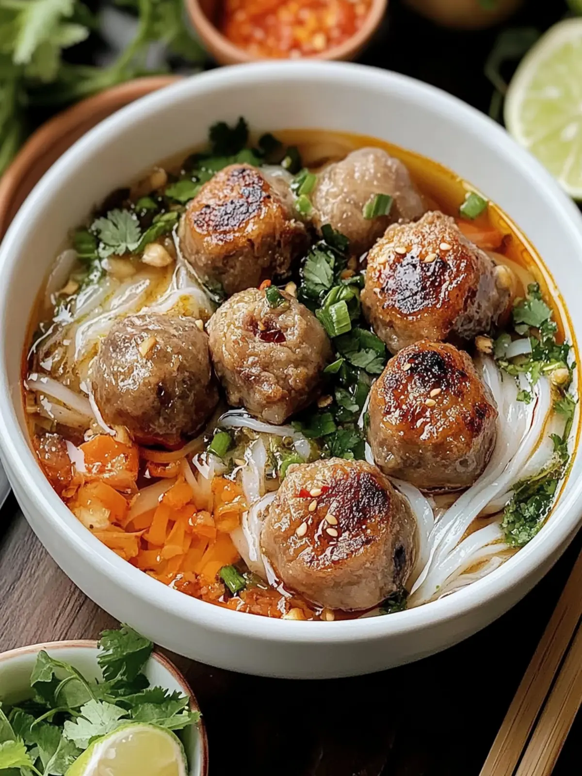 Savory Bun Cha: Quick Vietnamese Meatballs for Family Fun 2 Bun Cha