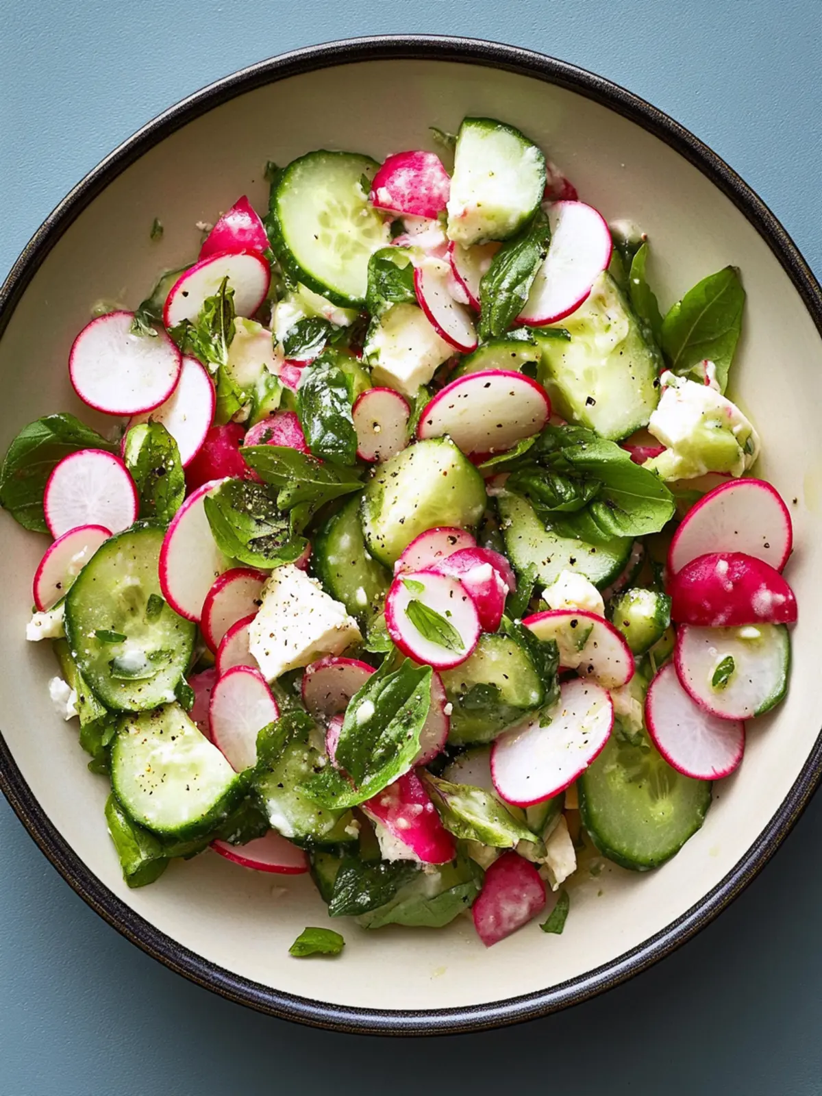 Crisp Cucumber Radish Salad to Revitalize Your Dinner Table 2 Cucumber Radish Salad