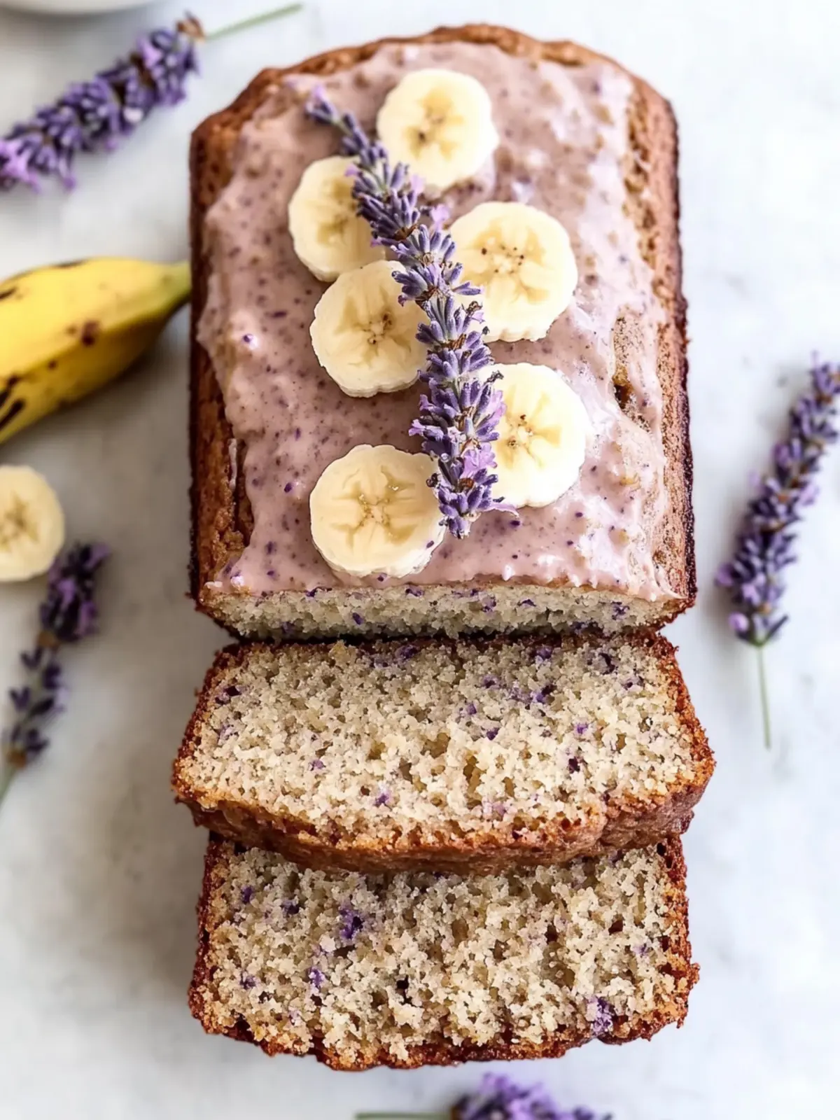 Lavender Banana Bread: A Floral Twist on Classic Delight 3 Lavender Banana Bread
