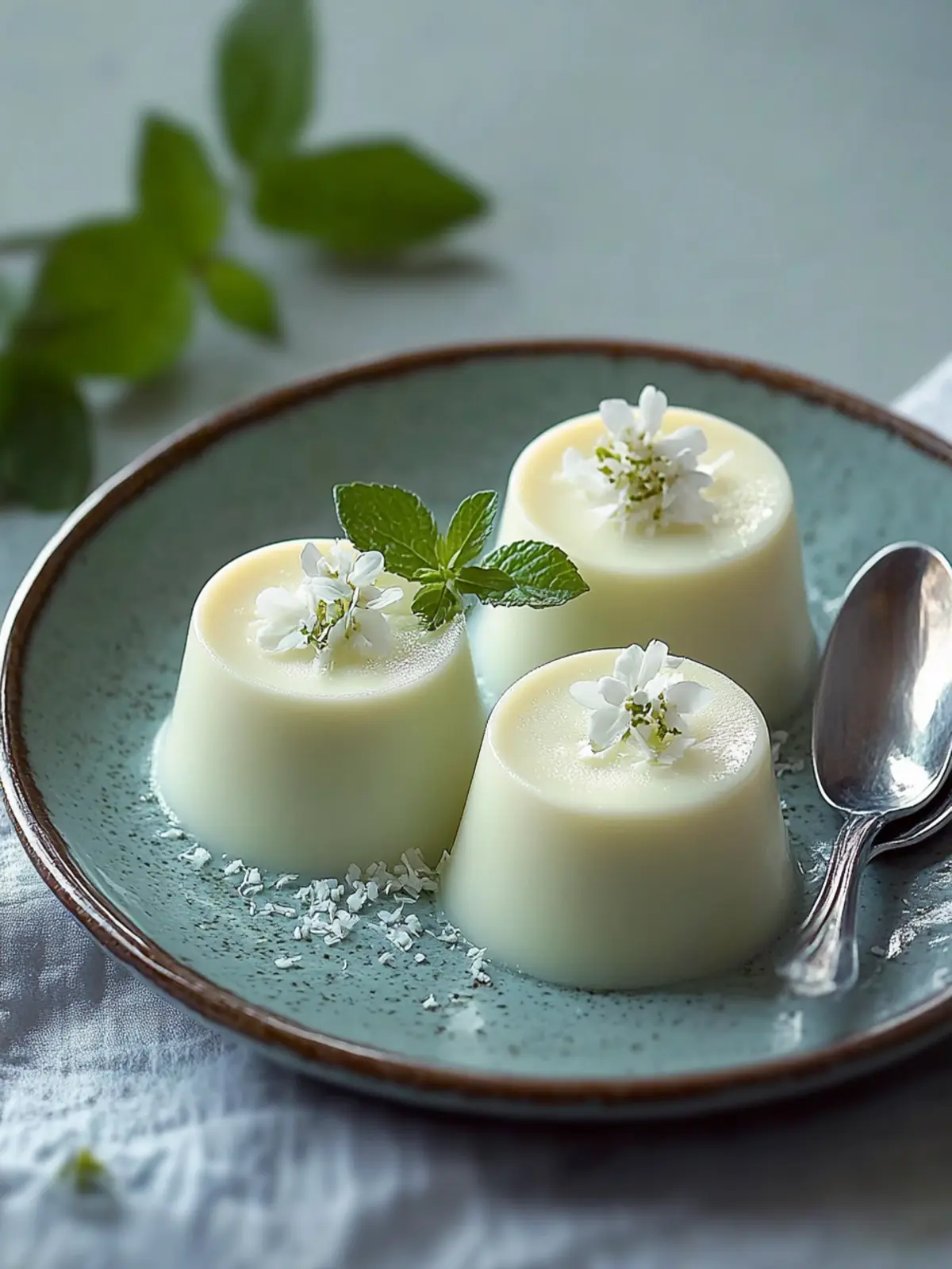 Irresistibly Creamy Pandan Coconut Panna Cotta Delight 4 Creamy Pandan Coconut Panna Cotta