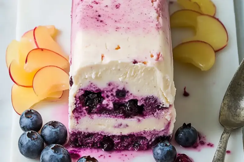 Blueberry & Nectarine Semifreddo