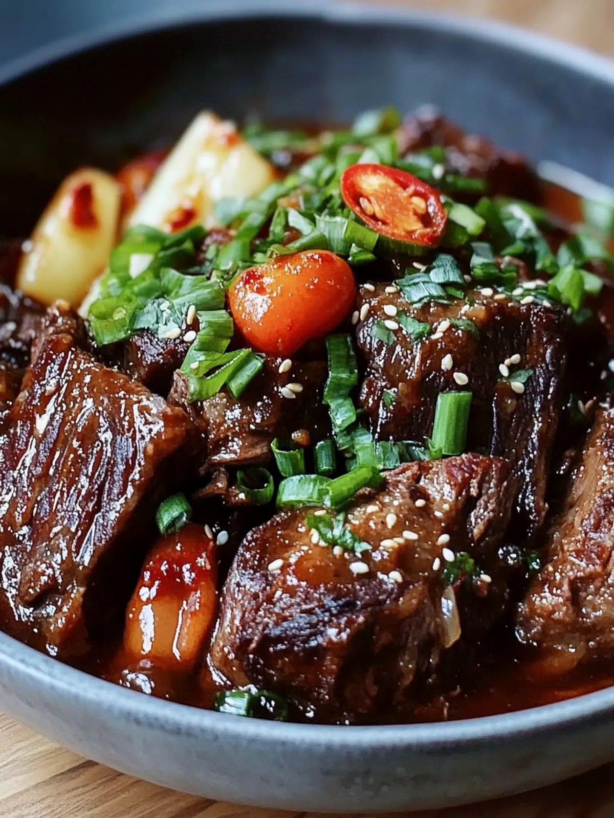 Korean Style Pot Roast: Comfort Food with a Spicy Twist 3 Korean Style Pot Roast