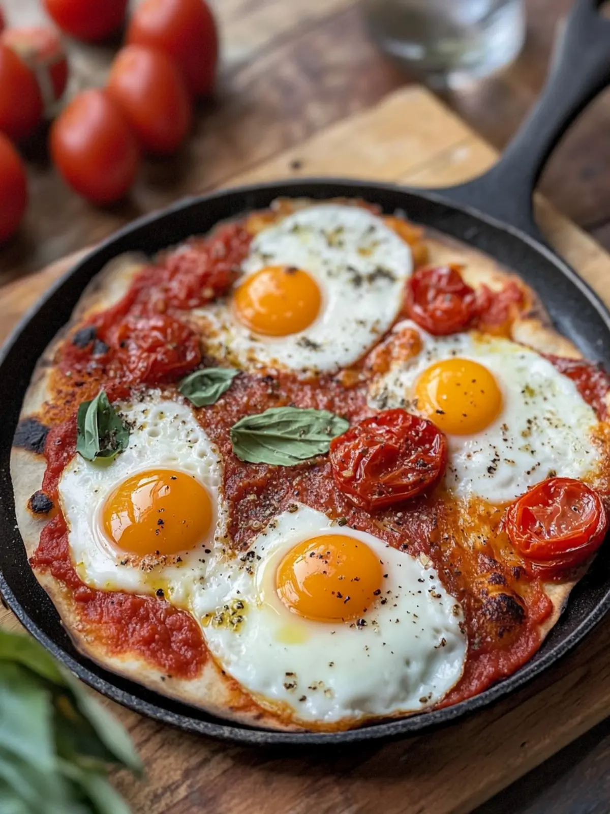 Spicy Eggs in Purgatory: A Comforting Meatless Delight 2 Eggs in Purgatory