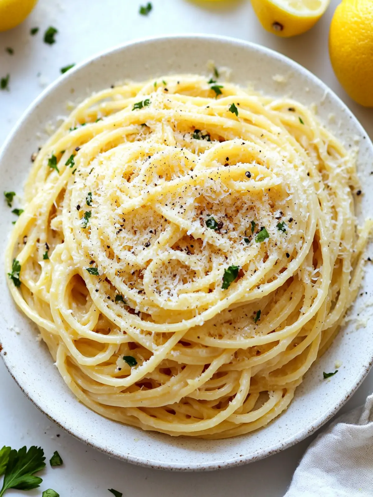 Zesty Lemon Parmesan Pasta That's a Comfort Food Winner 5 Lemon Parmesan Pasta