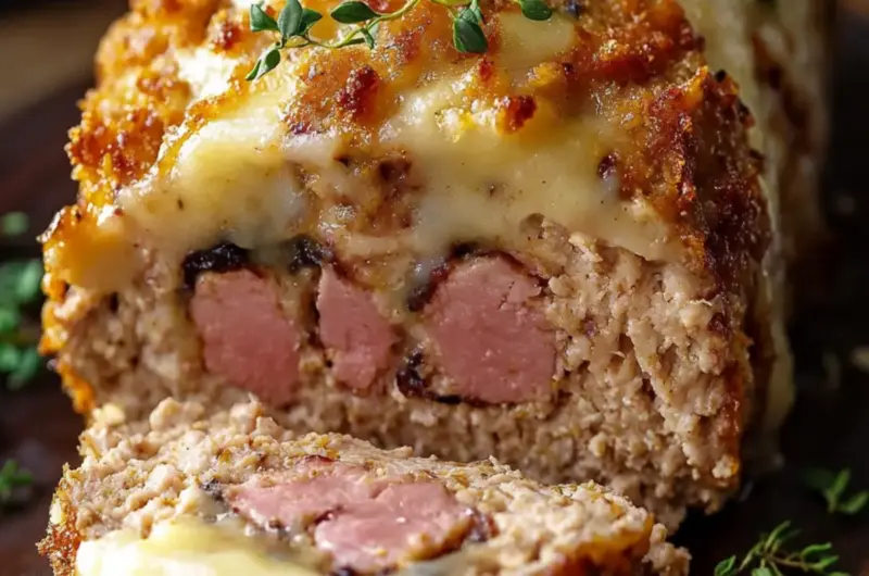 Chicken Cordon Bleu Meatloaf