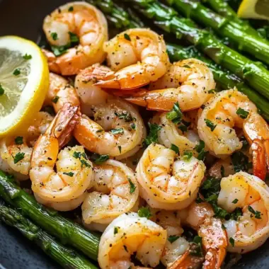 Flavor-Packed Lemon Garlic Shrimp and Asparagus in 20 Minutes 9 Lemon Garlic Shrimp and Asparagus