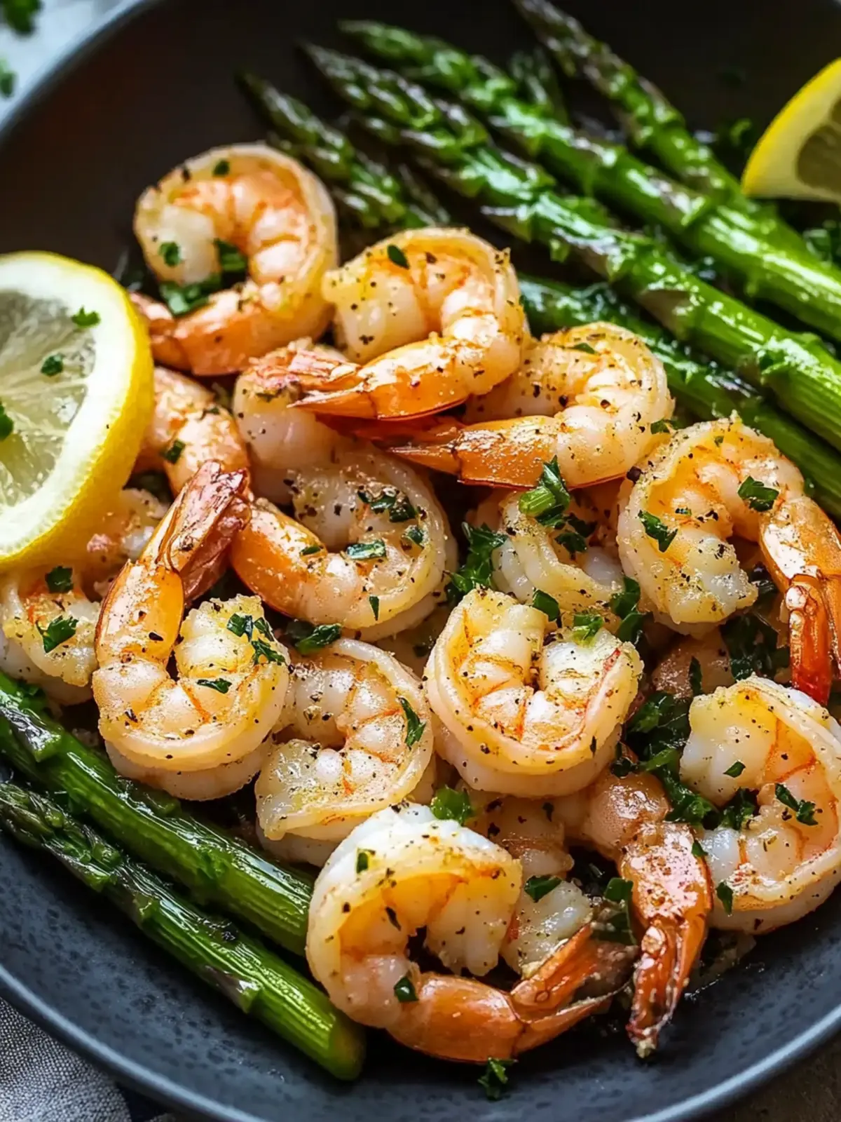 Flavor-Packed Lemon Garlic Shrimp and Asparagus in 20 Minutes 5 Lemon Garlic Shrimp and Asparagus