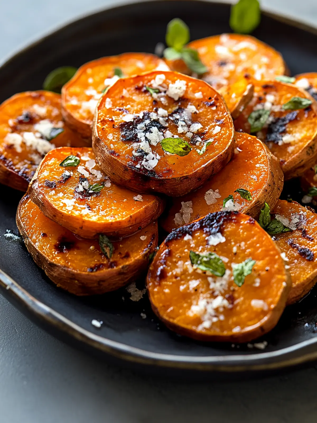 Savory Roasted Sweet Potato Rounds with Feta Bliss 4 Roasted Sweet Potato Rounds