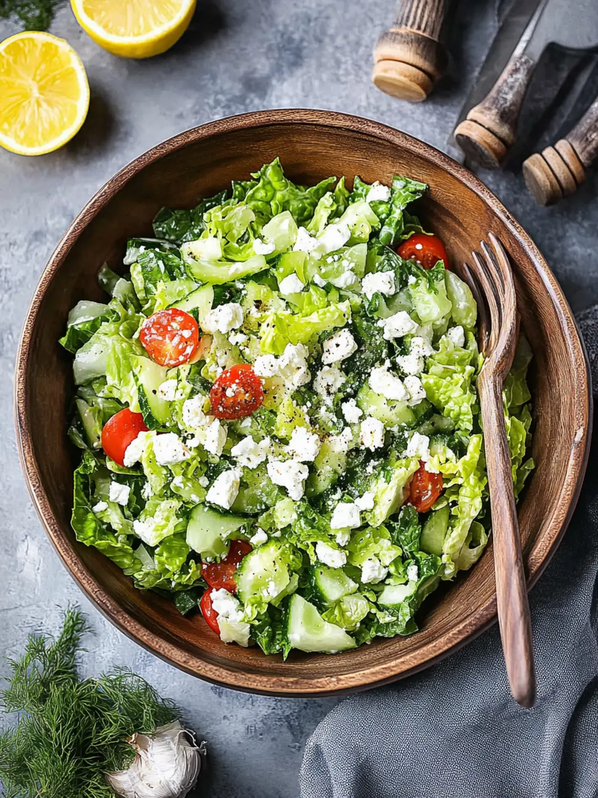 Zesty Maroulosalata: Your New Favorite Greek Lettuce Salad 2 Maroulosalata (Greek Lettuce Salad)