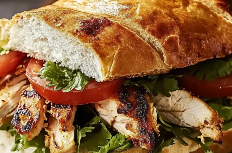 Flavor-Packed Chicken Torta Sandwich