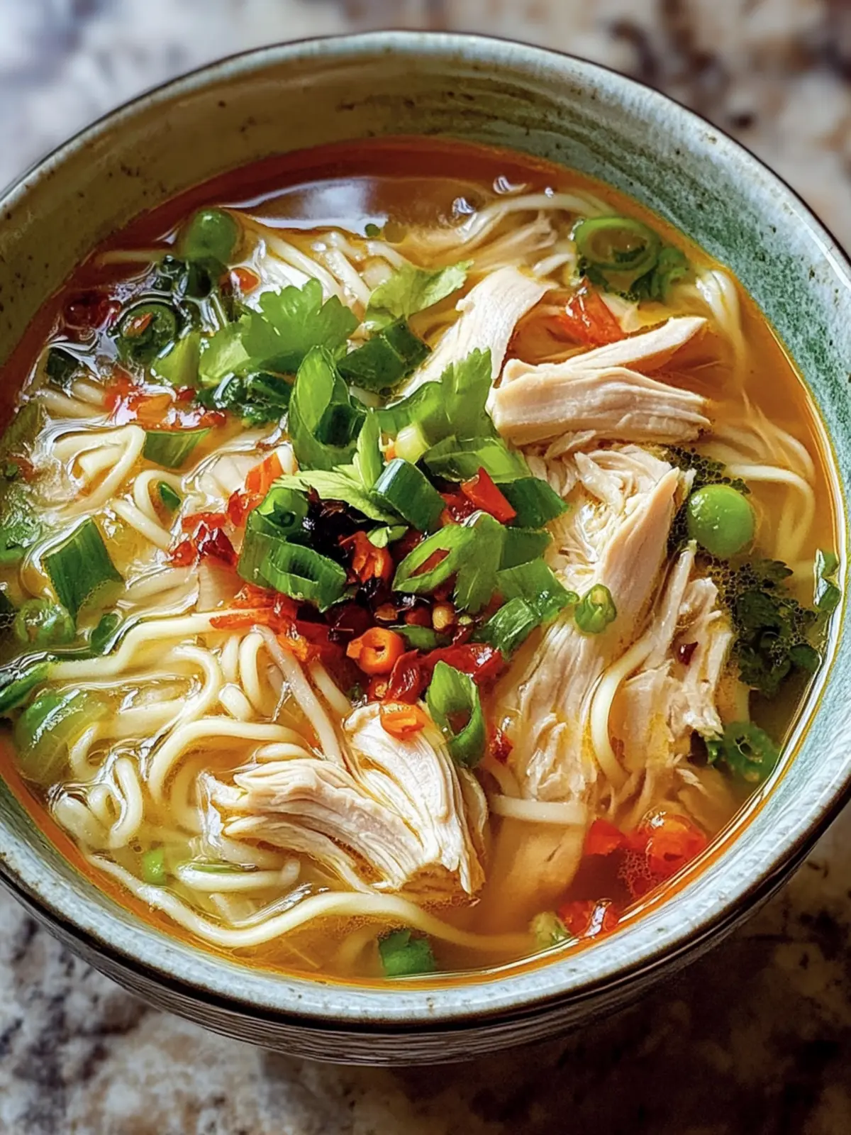 Ginger Garlic Chicken Noodle Soup in Just 25 Minutes 5 Ginger Garlic Chicken Noodle Soup