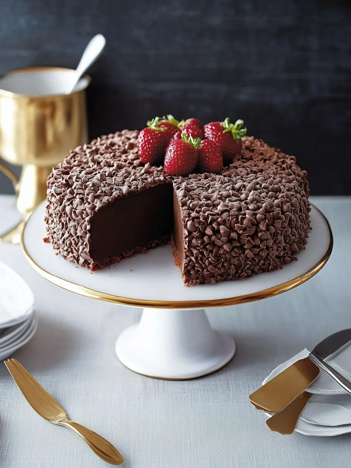 Irresistible Flourless Chocolate Cake with a Nutty Twist 3 Flourless Chocolate Cake
